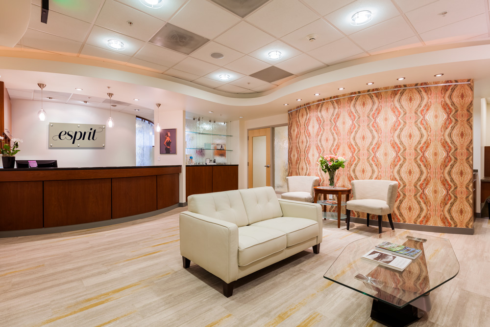 Facility reception area esprit® cosmetic surgeons