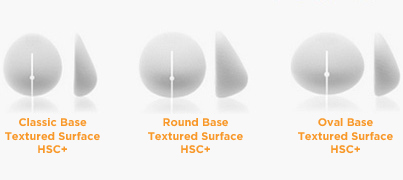 Shaped sierra breast implants classic base round base and oval base esprit® cosmetic surgeons